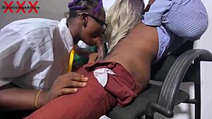 That hot squirt landed right on me, soaking everything!