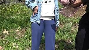 american tourist is saudi arabia is shocked sextoy dealer offers her a second hand dildo to gape her pussy