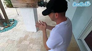 Two Big White Cocks Fuck Big Tits Milf