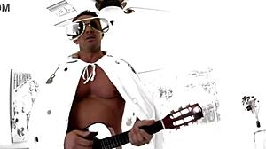 In the backstage of the cruel butts movie, the brunette pornstar teases with her big tits and ass before getting brutal.