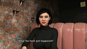 Erotic brunette ass game leap of faith