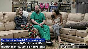 Daisy Bean forced to orgasm with Hitachi by doctor