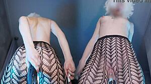 Petite blonde takes bbc like a pro fake cum creampie