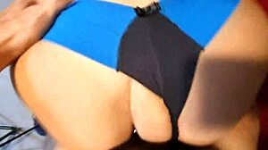 real homemade anal double with a gem butt plug karina and lucas