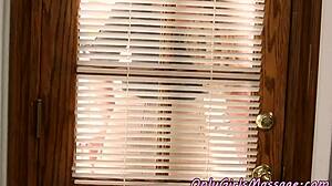 lesbian milf scissoring with masseuse babe