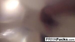 sexy busty milf priya rai masturbates solo