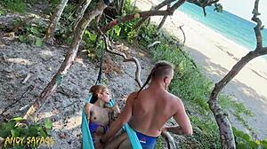 Beach Public Fingering Action