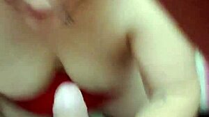 Neighbor's Slut Sucks Dick, Begs For Cum On Face