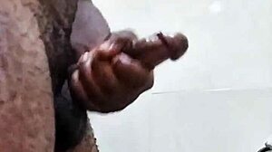 my girlfriend wasnt around so i helped myself with huge monster cock toys