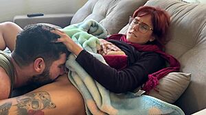 Did I catch her masturbating and finish the job with my big cock?