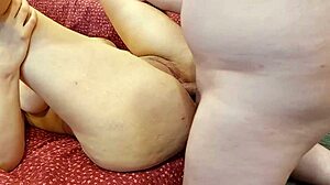 Creampie pussy and anal creampie for a curvy slut with big natural tits