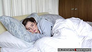 teen babe settles debt by riding bbc