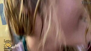 Two Girls Suck My Cock On The Balcony