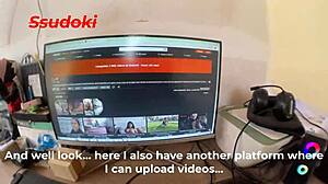 Recording myself getting fucked hard on his cock