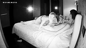 Two guest girls make group hardcore action with young 18+ males