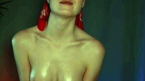 Wow, redhead Elena Ross sucks big dick passionately for cum in mouth POV!