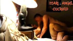 Lover teaches cuckold how to fuck me