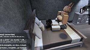 roblox femboy begging for more in game