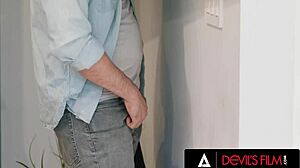 Devils film - teen 18+ chloe surreal gets pounded by friends dad in steamy taboo romp