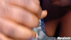 hot stepmom slurps big cock and swallows cum