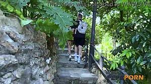 Sex Tourism In Seville: Nymphomaniac Latina Fucks Friend On Street For Pepeporn