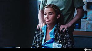 detective agatha vega face fucked while the time is frozen - slutty latina cum in mouth freeze fetish