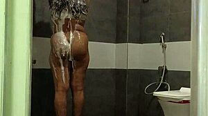 Indian Desi Bhabhi Fingers Herself In Bathroom Shower Solo Session