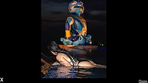 Pattaya Beach Road Ladyboys Offer Fun Massage Services