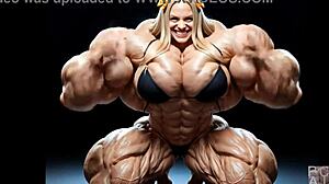 abigails explosive muscle growth at pump factory fmg ai animation
