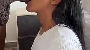 Look how he devoured this huge meat dildo -amateur couple- nysdel