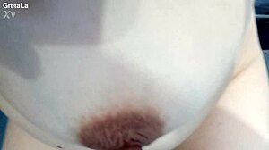 italian woman relaxes on the toilet