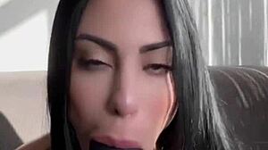 Sapphire in a compilation of hot videos playing with dildos stuck in her wet pussy