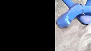 sexy laura in heels waits to be fucked by him