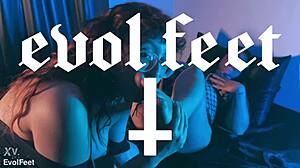 my feet own you, worship them now