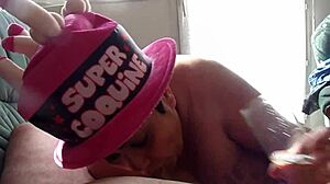 The Female of Master Diabolus Meets a Fan for Her Birthday