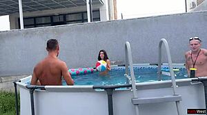 Gangbang Sex Party With Rough Double Vaginal Creampie