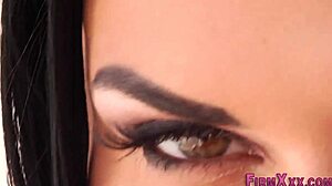 slut gets a mouth full of cum from monster cock titty fuck