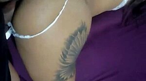 The MILF begins riding the rookie's cock in this passionate encounter.