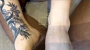 Blonde Slut Loves Giant Cock! Cuckold Waits for Wife After Session