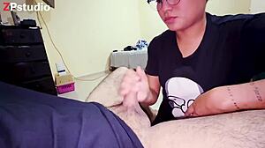 Mamada Sensual de Mi Sexy Putita Frida Ella Chupa la Verga Muy Rico