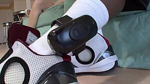 First time with a black cock in interracial action