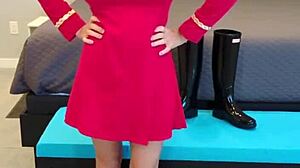 Boldly going where no milf has gone before. Fucking redhead with boots and fetish?