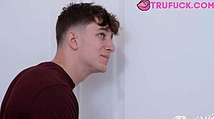 stucked stepsister myra moans during hardcore pov with parker