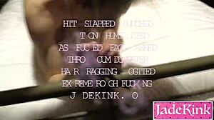 The submissive slut is tied to the bed, spanked, stuffed in the machine, and fucked roughly.