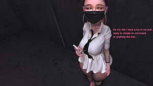 Pov you catch the shy asian office girl with anal vibrator