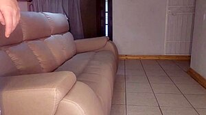 my room mate caught me jerking off and she fucked my dick real hard 😍