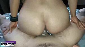 Enjoying fun activity with best friend's boyfriend in exciting moment