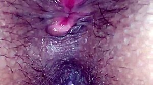 Cumming For Open Ass Of Hot Young Brunette Slut