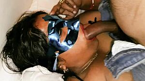 Chubby Indian Aunty Fucked Doggystyle by Burglar