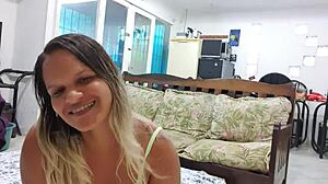 Hot Latina performer in webcam show